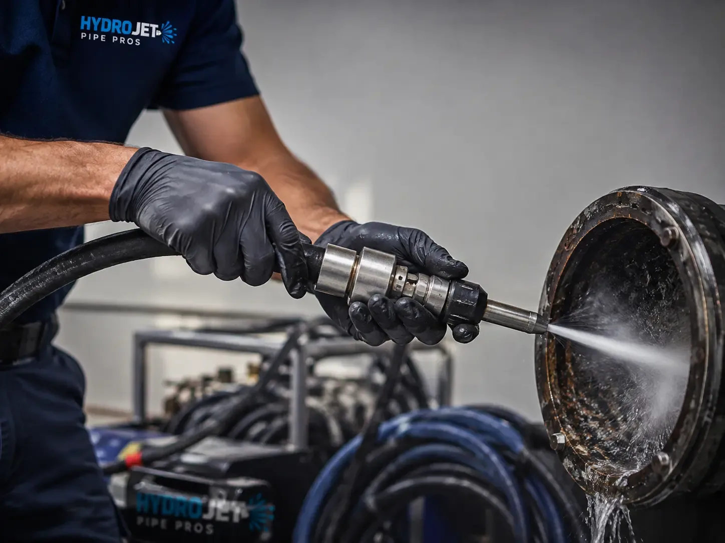 Hydro Jet Pipe Descaling in Hooks, TX